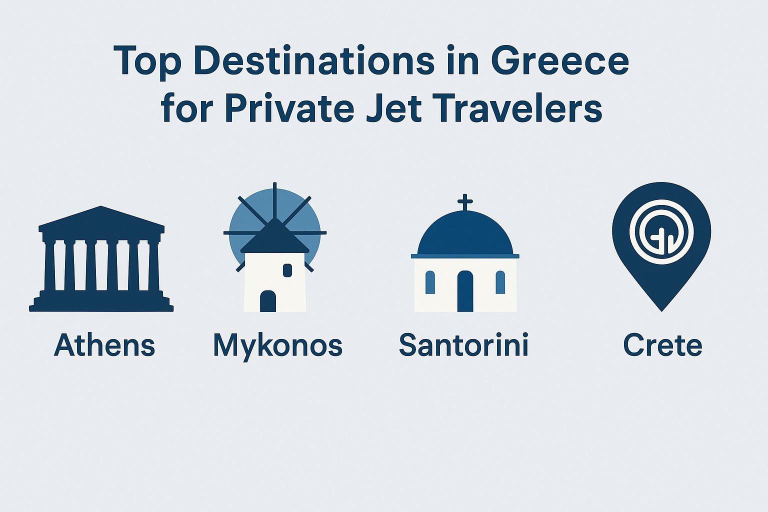 Top Destinations in Greece for Private Jet Travelers