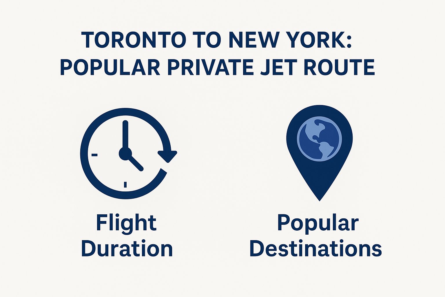 Toronto to New York: Popular Private Jet Route