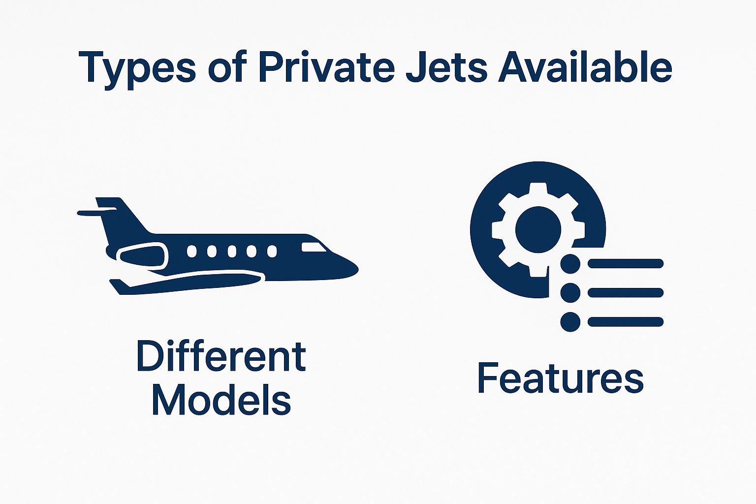 Types of Private Jets Available